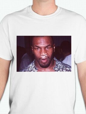 Mike Tyson cocaine  tshirt shirt Unisex 100 percent cotton brand new